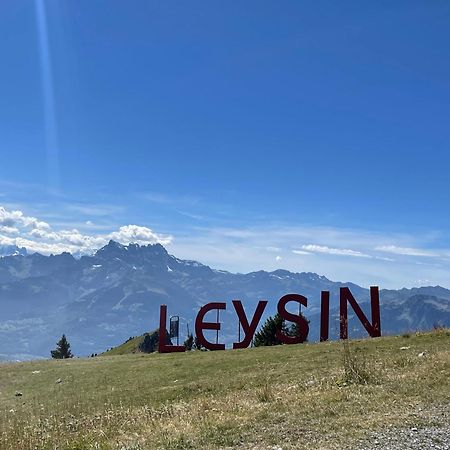 Charmant Appartement Au Vagabond Leysin Extérieur photo