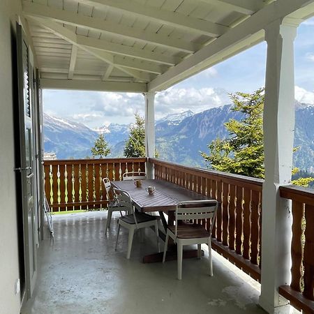 Charmant Appartement Au Vagabond Leysin Extérieur photo