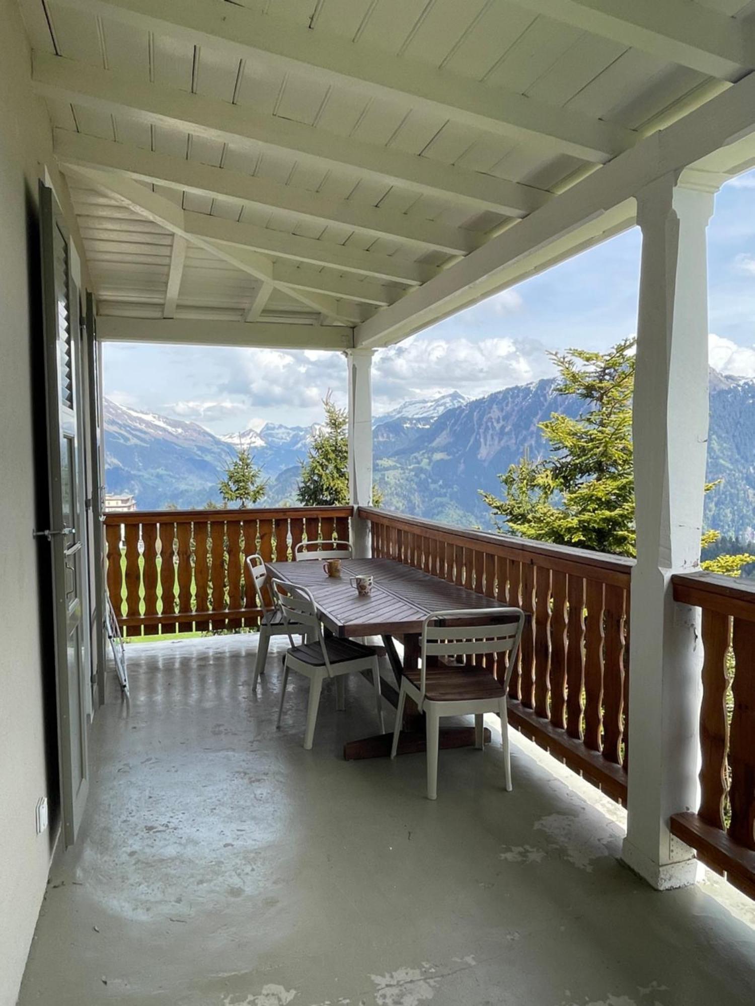 Charmant Appartement Au Vagabond Leysin Extérieur photo